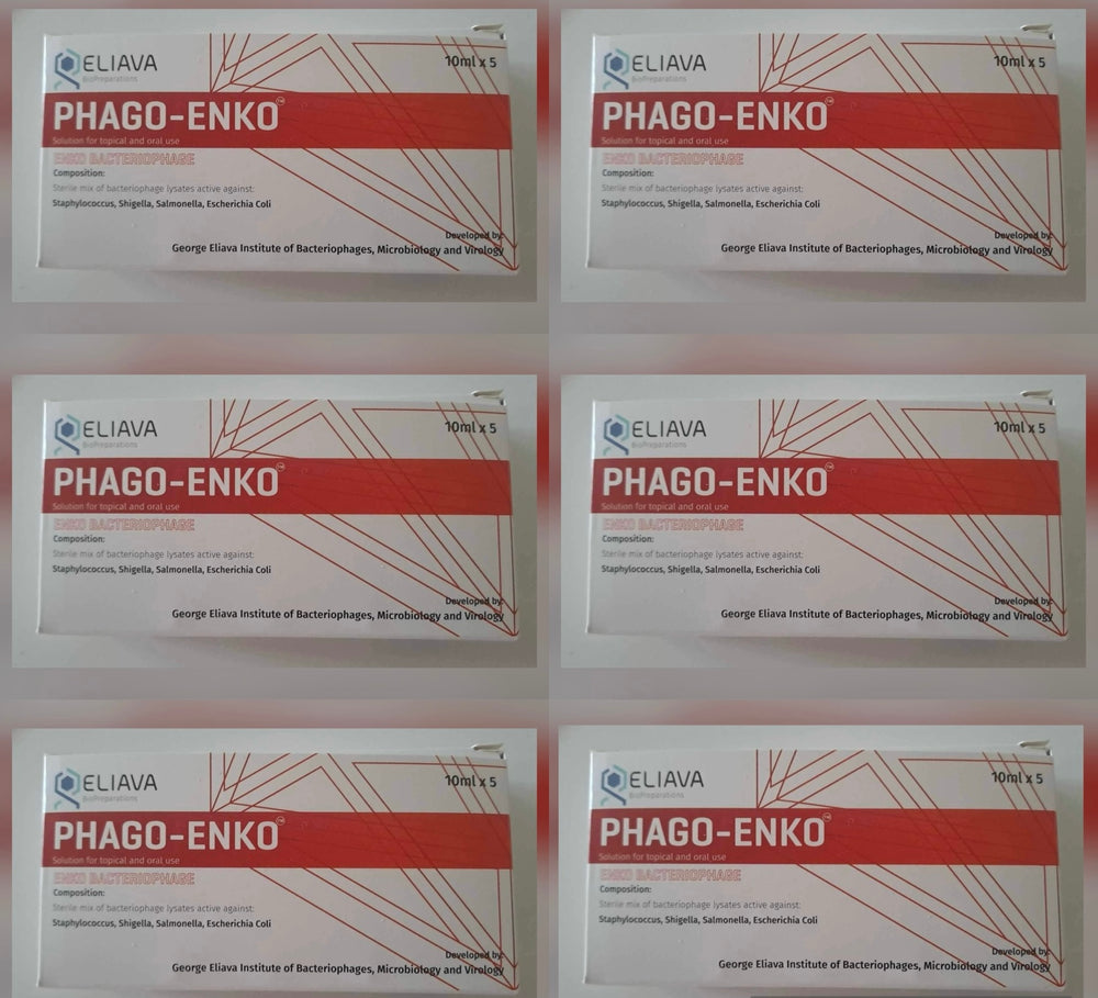One course of treatment with ENKO BACTERIOPHAGE 6 Box