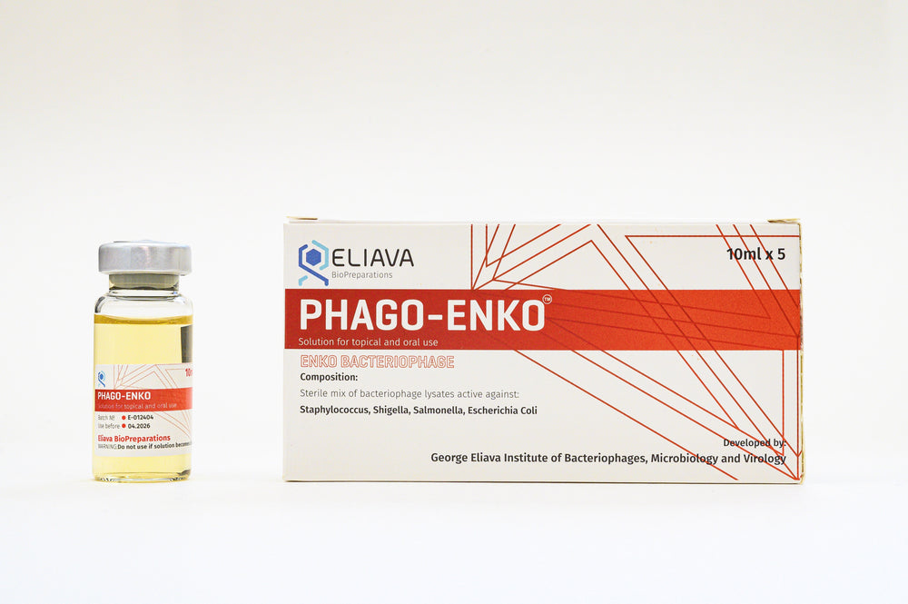 One course of treatment with ENKO BACTERIOPHAGE 6 Box